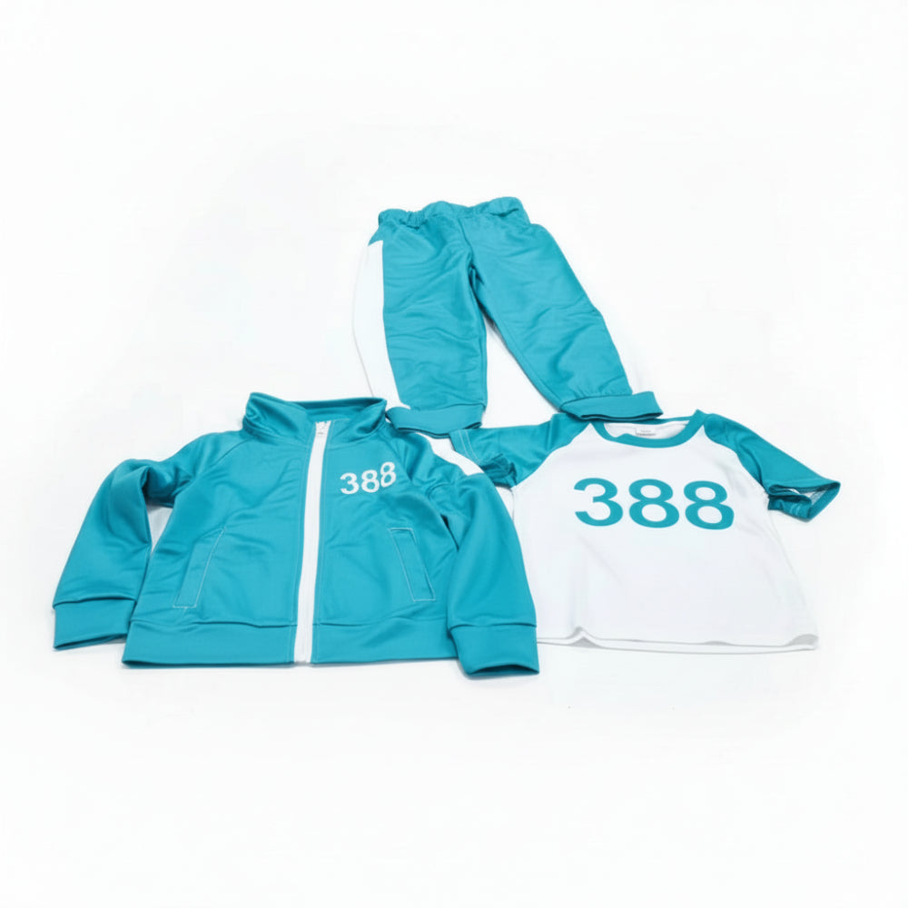 ROMPIVA - Kids Three-Piece Tracksuit Costume for Active Dress-Up