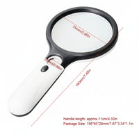DETAILVIEW - LED Magnifying Glass for Clear Reading and Inspection