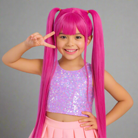 FANTUVI - Kids' Cosplay Wig Set for Creative Costume Play