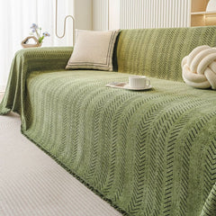 VELUNZA - Chenille Sofa Cover for Soft Scratch Protection