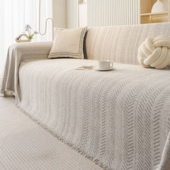 VELUNZA - Chenille Sofa Cover for Soft Scratch Protection