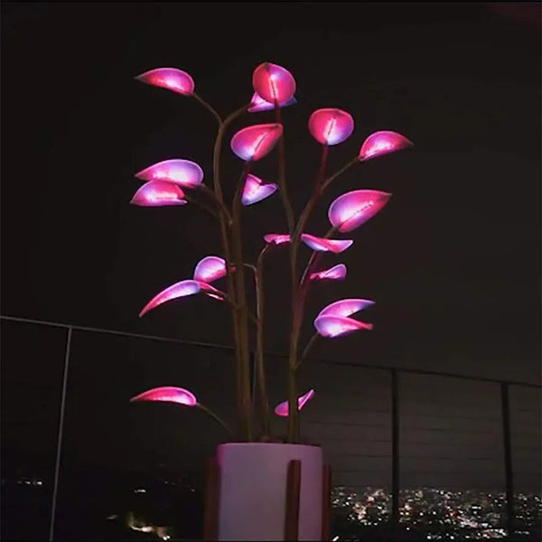 LED-Zimmerpflanze mit programmierbarem Ambiente-Licht