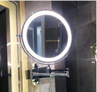 MAGNIFILUX - Rechargeable LED Magnifying Mirror for Precise Grooming