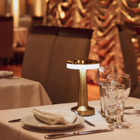 ZELUMI - Cordless Sculptural Table Lamp for an Inviting Glow