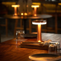 ZELUMI - Cordless Sculptural Table Lamp for an Inviting Glow