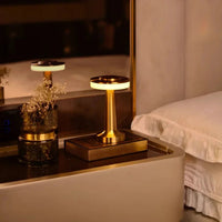 ZELUMI - Cordless Sculptural Table Lamp for an Inviting Glow