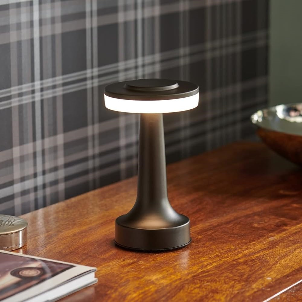 ZELUMI - Cordless Sculptural Table Lamp for Cable-Free Ambience