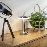 ZELUMI - Cordless Sculptural Table Lamp for an Inviting Glow