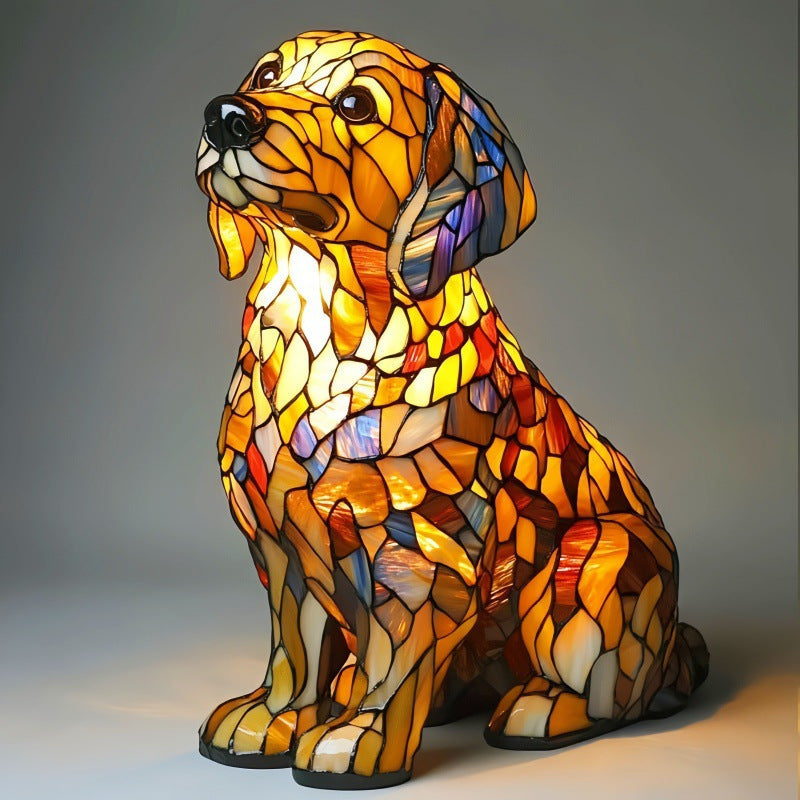 PUPGLOW - Sculptural Resin Dog Lamp for a Cozy Ambient Glow