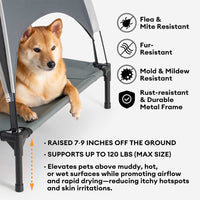 VAYLORA - Elevated Canopy Dog Bed for Cool Sheltered Rest