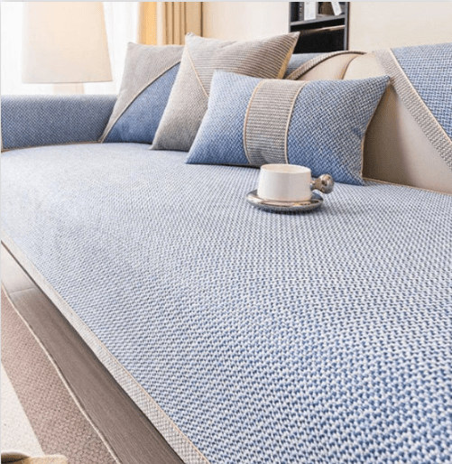 NATURWEFT - Non-Slip Sofa Throw for Artful Furniture Protection