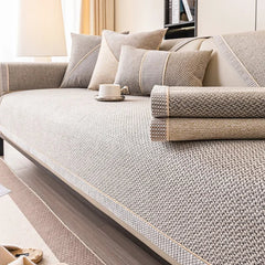 NATURWEFT - Non-Slip Sofa Throw for Artful Furniture Protection