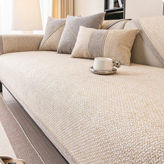 NATURWEFT - Non-Slip Sofa Throw for Artful Furniture Protection