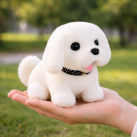 Robot Dog Toy Interactive Plush Puppy Electronic Pet