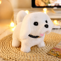 Robot Dog Toy Interactive Plush Puppy Electronic Pet