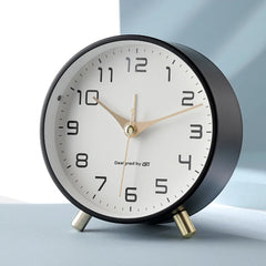 NORELUNE - Sculptural Silent Table Clock for Peaceful Rooms