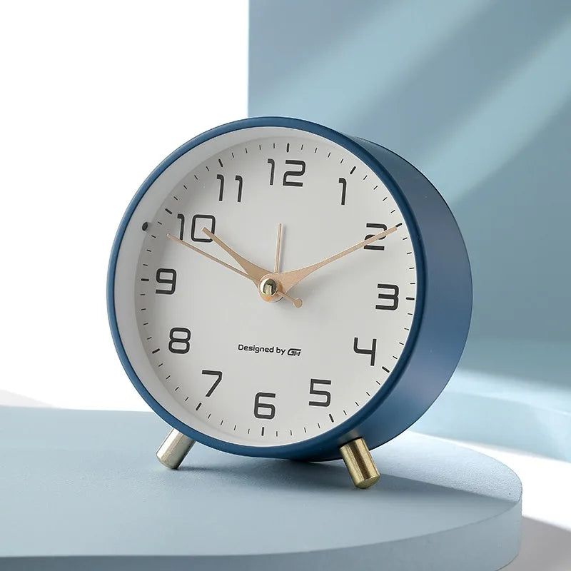 NORELUNE - Sculptural Silent Table Clock for Peaceful Rooms