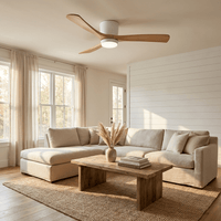 Nordic Wooden Ceiling Fan Light