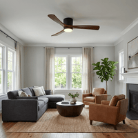 Nordic Wooden Ceiling Fan Light