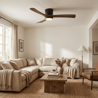 Nordic Wooden Ceiling Fan Light