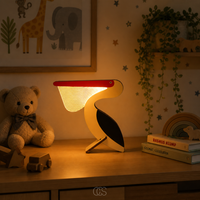 OCS - Scandinavische LED Tafellamp - Dierenlamp Voor Kinderkamer & Nachtkastje