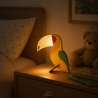 OCS - Scandinavische LED Tafellamp - Dierenlamp Voor Kinderkamer & Nachtkastje