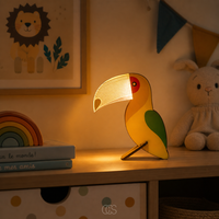 OCS - Scandinavische LED Tafellamp - Dierenlamp Voor Kinderkamer & Nachtkastje
