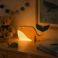 OCS - Scandinavische LED Tafellamp - Dierenlamp Voor Kinderkamer & Nachtkastje