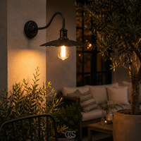 OCS - Mistique Vintage Buitenwandlamp - Retro Industriële Wandverlichting voor Gevel & Tuin
