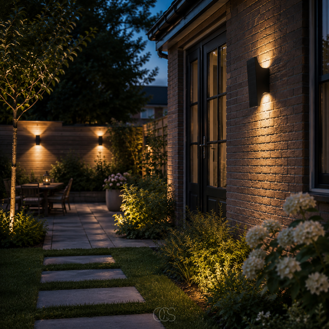 VELQORA - Solar Outdoor Wall Light for Automatic Architectural Glow