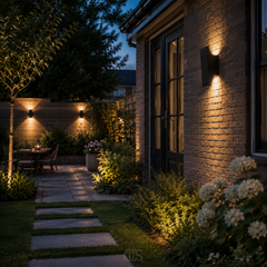 VELQORA - Solar Outdoor Wall Light for Automatic Architectural Glow