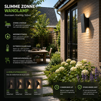 OCS - celia Solar LED Buitenwandlamp Up & Down - Automatisch aan/uit