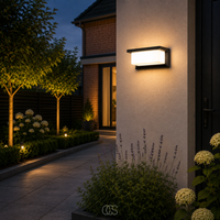 OCS - Pikka Buitenwandlamp met bewegingssensor – Energiezuinige LED-buitenwandlamp voor tuinen en ingangen