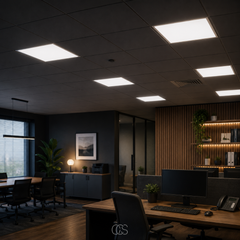 VELLURIX - LED Ceiling Panel for Even, Flicker-Free Lighting