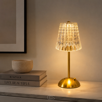 LUMEVRA - Wireless Crystal-Look Table Lamp for Ambient Lighting