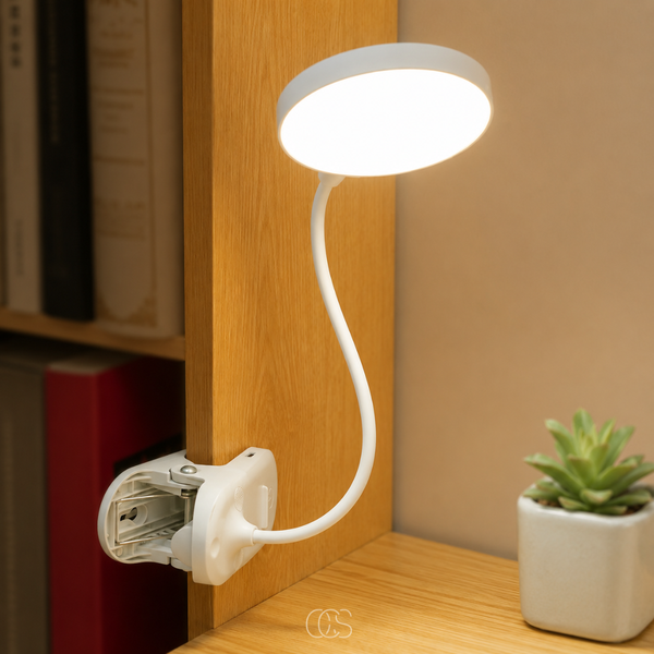 OCS - Flexibele Draadloze Klemlamp - Oplaadbaar & 360° Flexibel