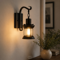 OCS - Portja industriële wandlamp - vintage lantaarnontwerp
