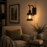 OCS - Portja industriële wandlamp - vintage lantaarnontwerp