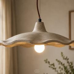 LOTAVRA - Sculptural Lotus Pendant Lamp for a Warm Ambient Glow