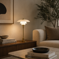 LUMEVRA - Sculptural Glass Table Lamp for Soft Ambient Light