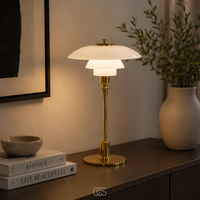 LUMEVRA - Sculptural Glass Table Lamp for Soft Ambient Light