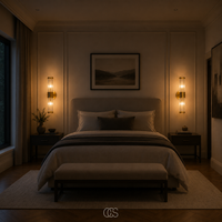 OCS - neyon Luxe Kristallen Wandlamp Goud - K9 Kristalglas & Messing Design