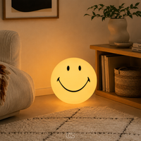OCS - Smiley kinderlamp - LED Sfeerlamp voor Kinderkamer, Woonkamer & Slaapkamer