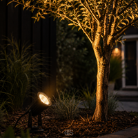 OCS - LED verstelbare Tuinspot met Grondpen - 5W IP65 Waterdichte Prikspot voor Tuin, Pad & Oprit