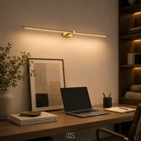 OCS - krys luxe LED Wandlamp Zwart Goud - Minimalistische Wandverlichting