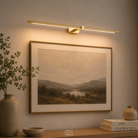 OCS - krys luxe LED Wandlamp Zwart Goud - Minimalistische Wandverlichting