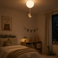 OCS - bambo Beer Ballon Plafondlamp - Speelse LED Kinderkamerlamp