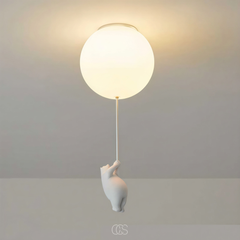 URSAVIA - Bear Balloon Ceiling Lamp for Cozy Kids' Rooms