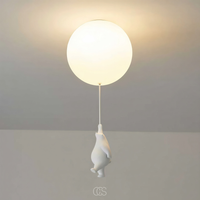 OCS - bambo Beer Ballon Plafondlamp - Speelse LED Kinderkamerlamp