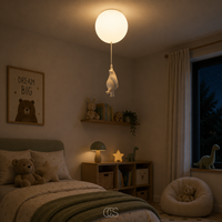 OCS - bambo Beer Ballon Plafondlamp - Speelse LED Kinderkamerlamp